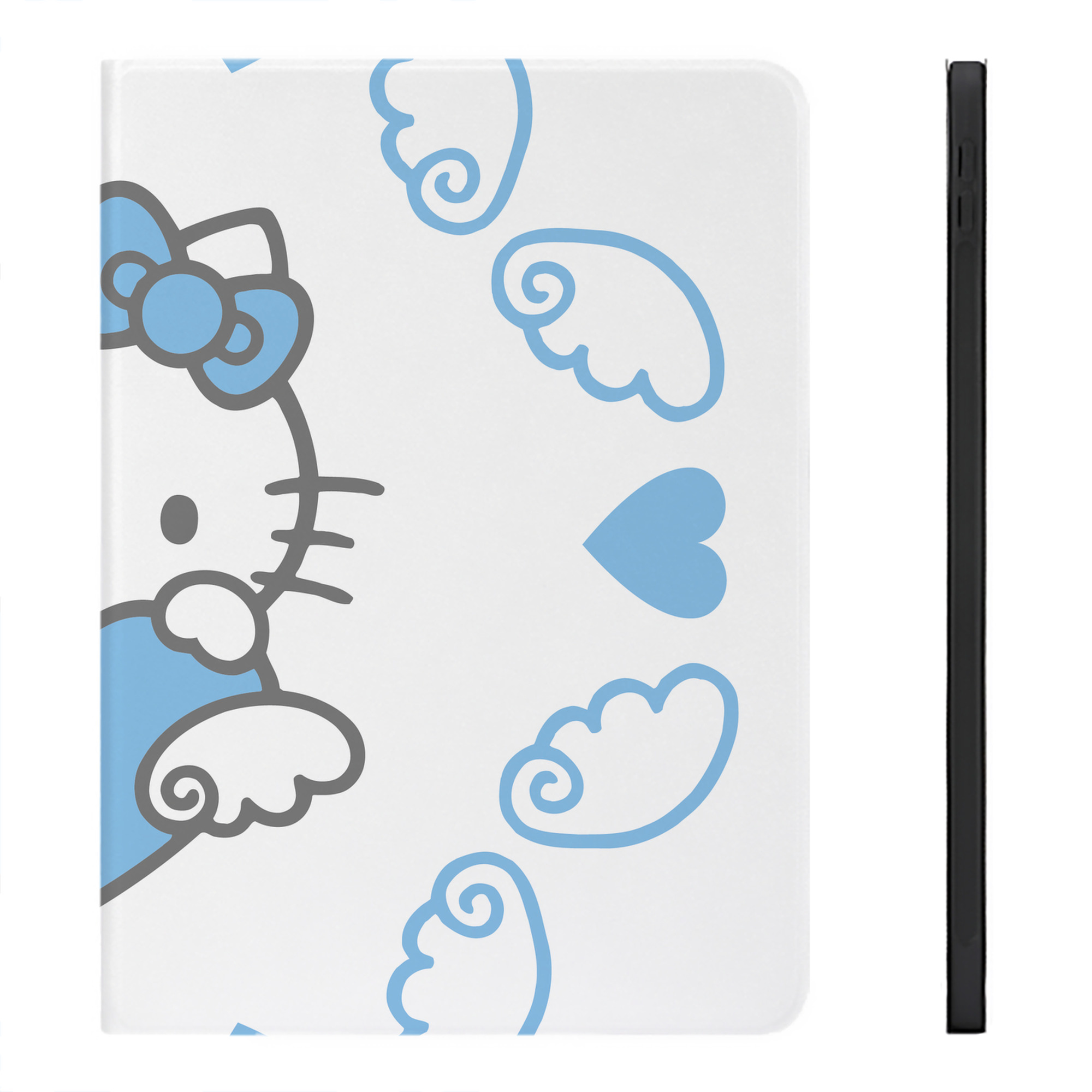 （画像用） Hello Kitty ハローキティ IPadケース ペンホルダー付き ブックスタイルデザイン